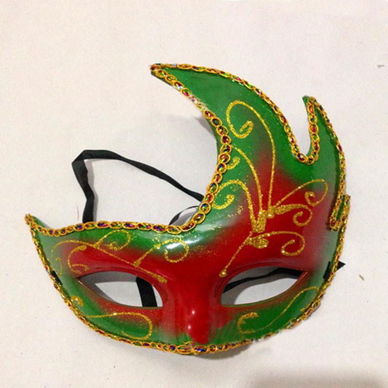 800x800 colored drawing fox sequin venetian carnival party masks