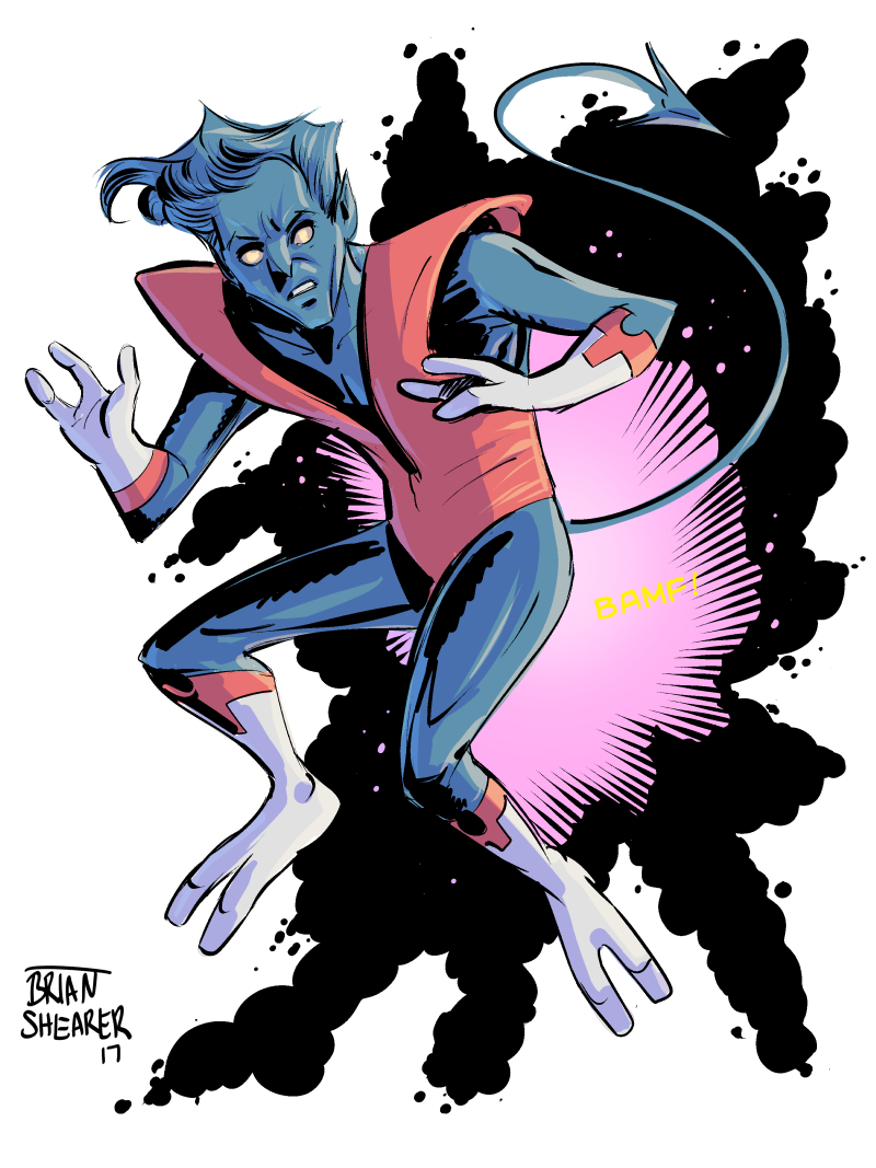 800x1067 nightcrawler drawing and video