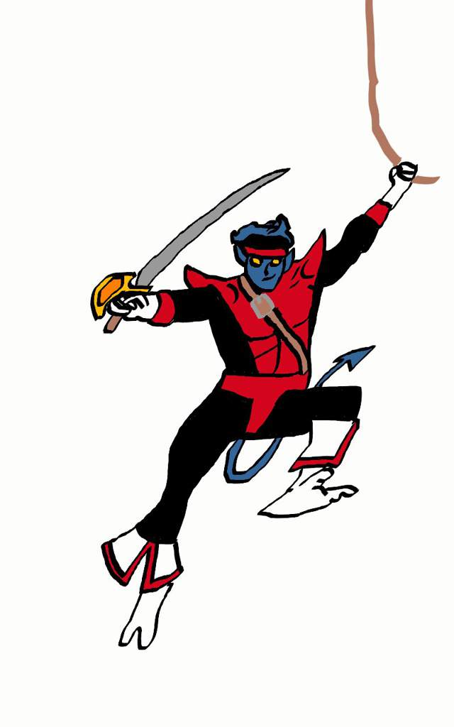 640x1024 pirate nightcrawler drawing marvel amino