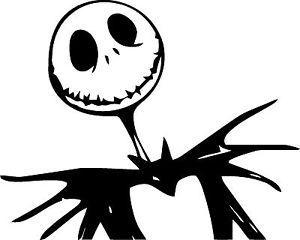 300x240 Jack Skellington Nightmare Before Christmas Sticker Ebay
