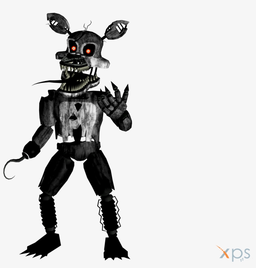 820x857 Nightmare Foxy Png Pic
