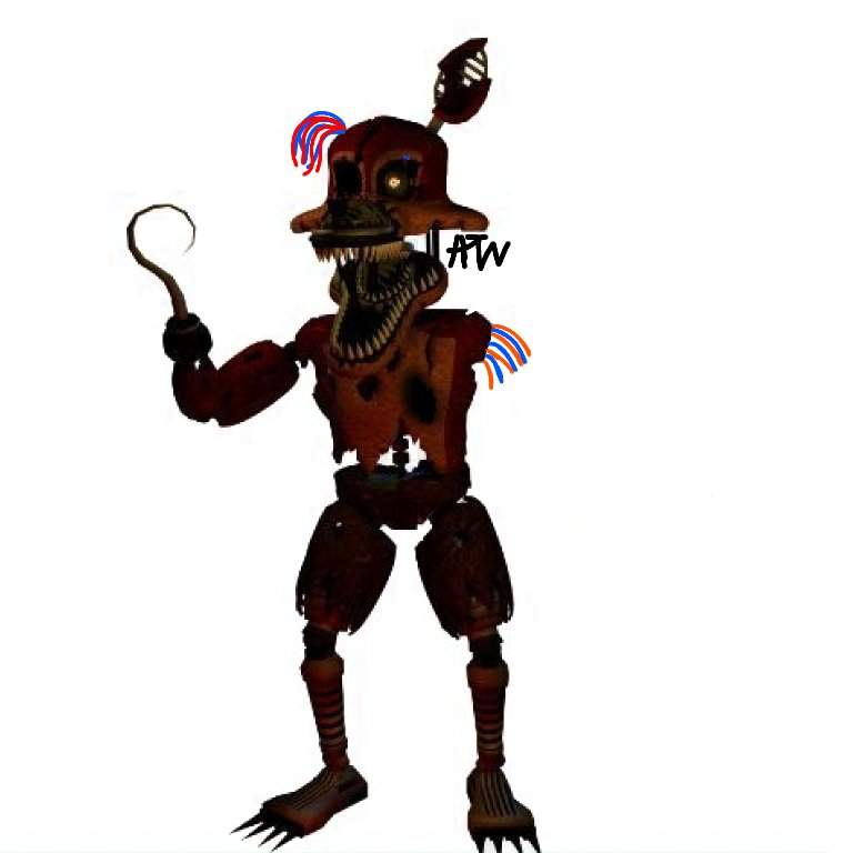 768x768 withered nightmare foxy! five nights at freddy's amino