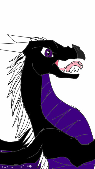 320x569 Drew A Nightwing From Wings Of Fire Looks Weirdi Know