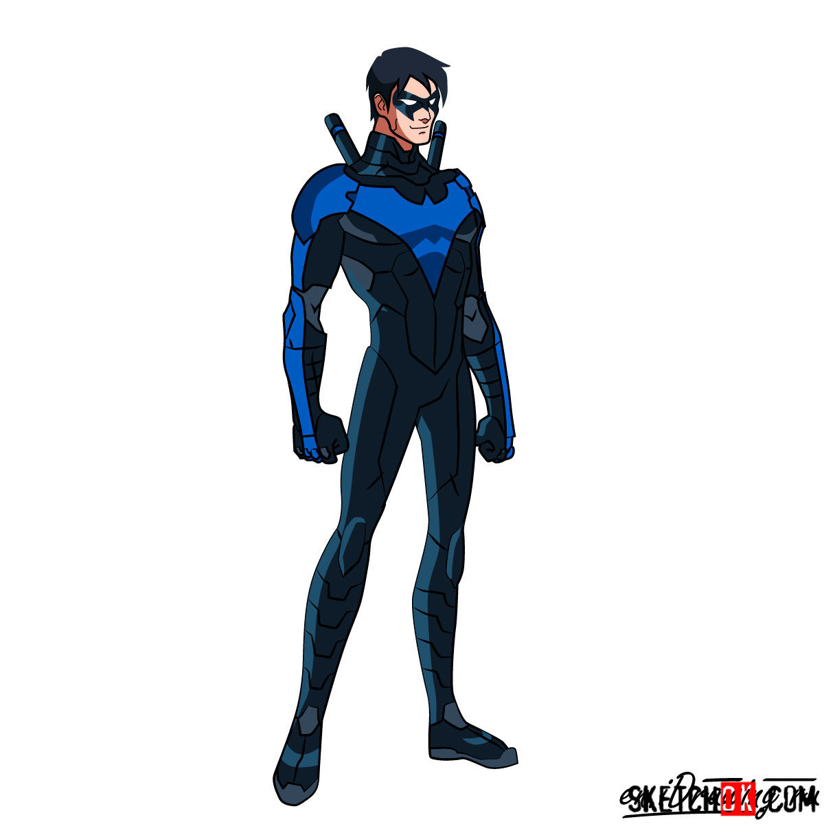 Nightwing Drawing ~ Moonwatcher And Winter By Juliagoldfox On