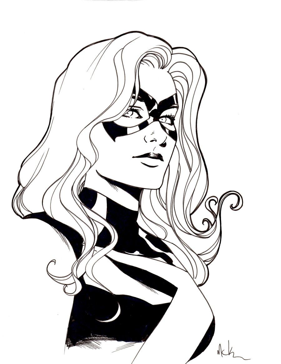 900x1165 Nightwing Lineart Female For Free Download