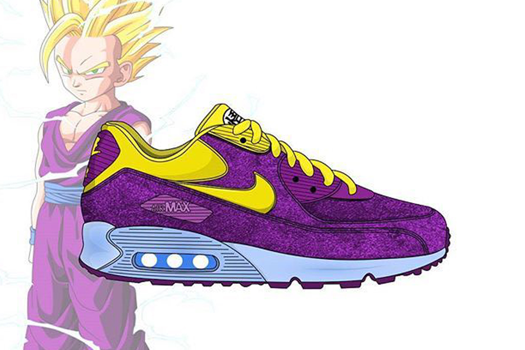 1024x683 See What The 'dragon Ball Z' Sneakers Would Look Like With Nike