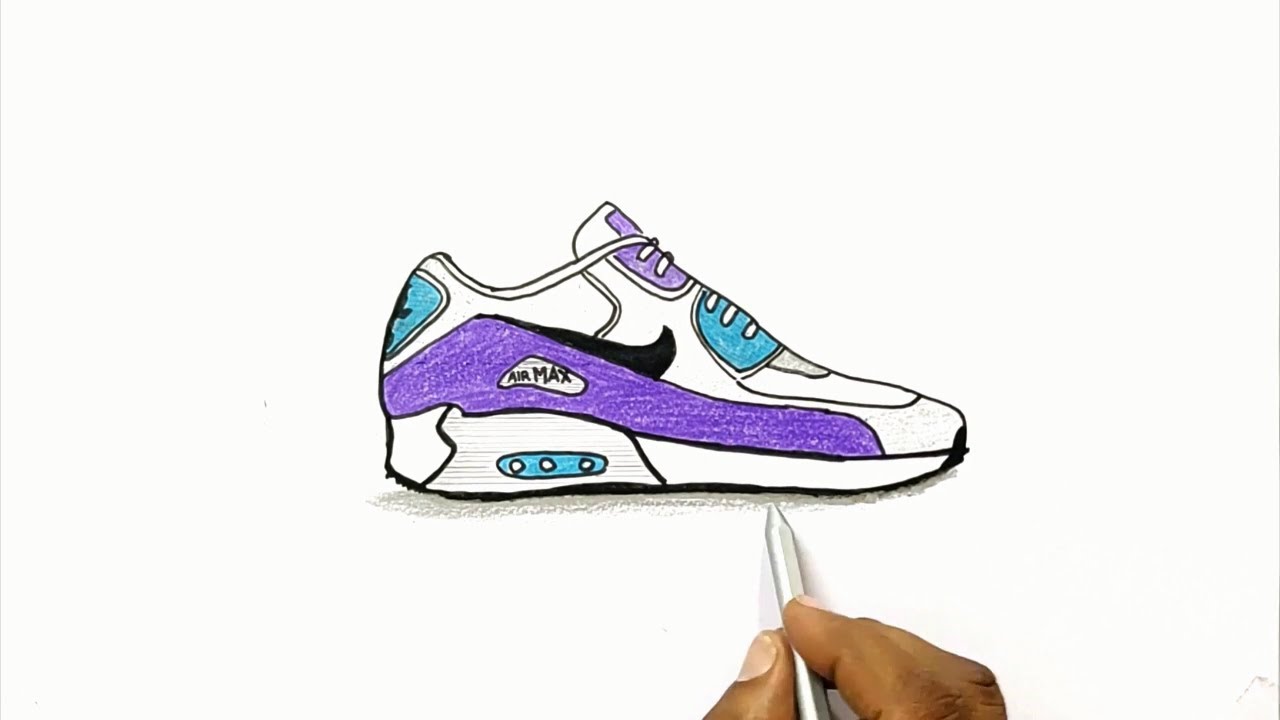 1280x720 How To Draw Nike Air Max
