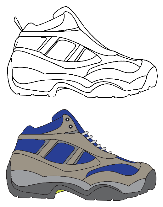 518x660 How To Draw Shoes