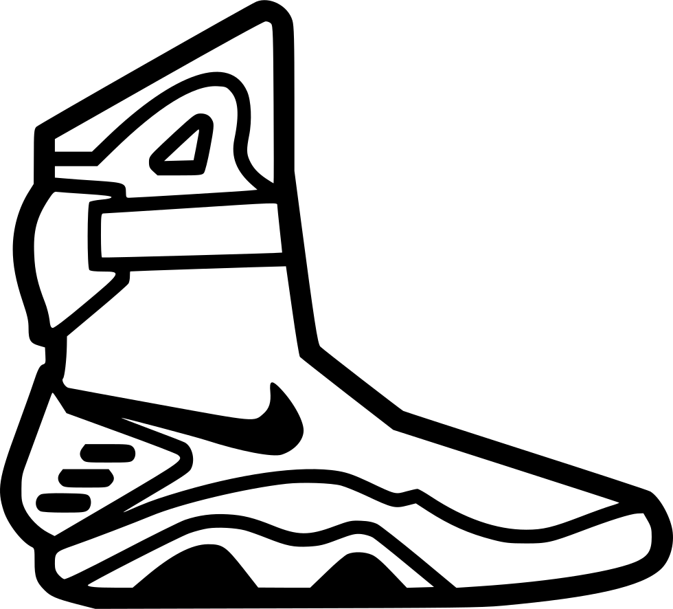 980x886 Collection Of Free Nike Drawing Outline Download On Ui Ex