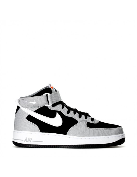 570x735 Nike Air Force Mid Homme Blanche, Noir, Grise