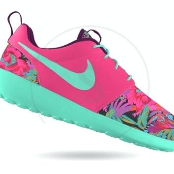 354x354 Roshe Nikes For Girls In Wonderland Run Black Custom Men Women S