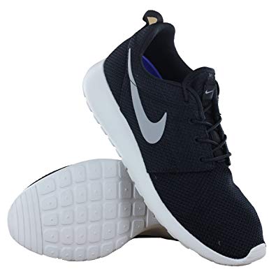 395x395 footwear sale nike womens roshe run trainer black metallic cheap