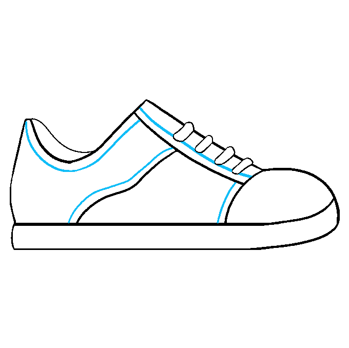 680x678 How To Draw A Shoe