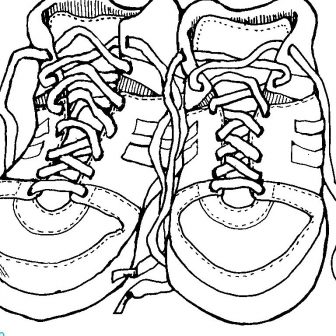 336x336 Printable Coloring Pages Of Nike Shoes Basketball Free Tennis