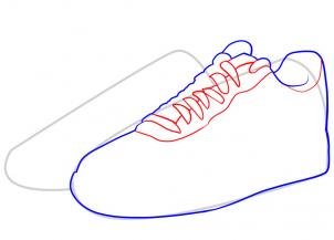 302x217 How To Draw Nike, How To Draw Air Force Ones, Step