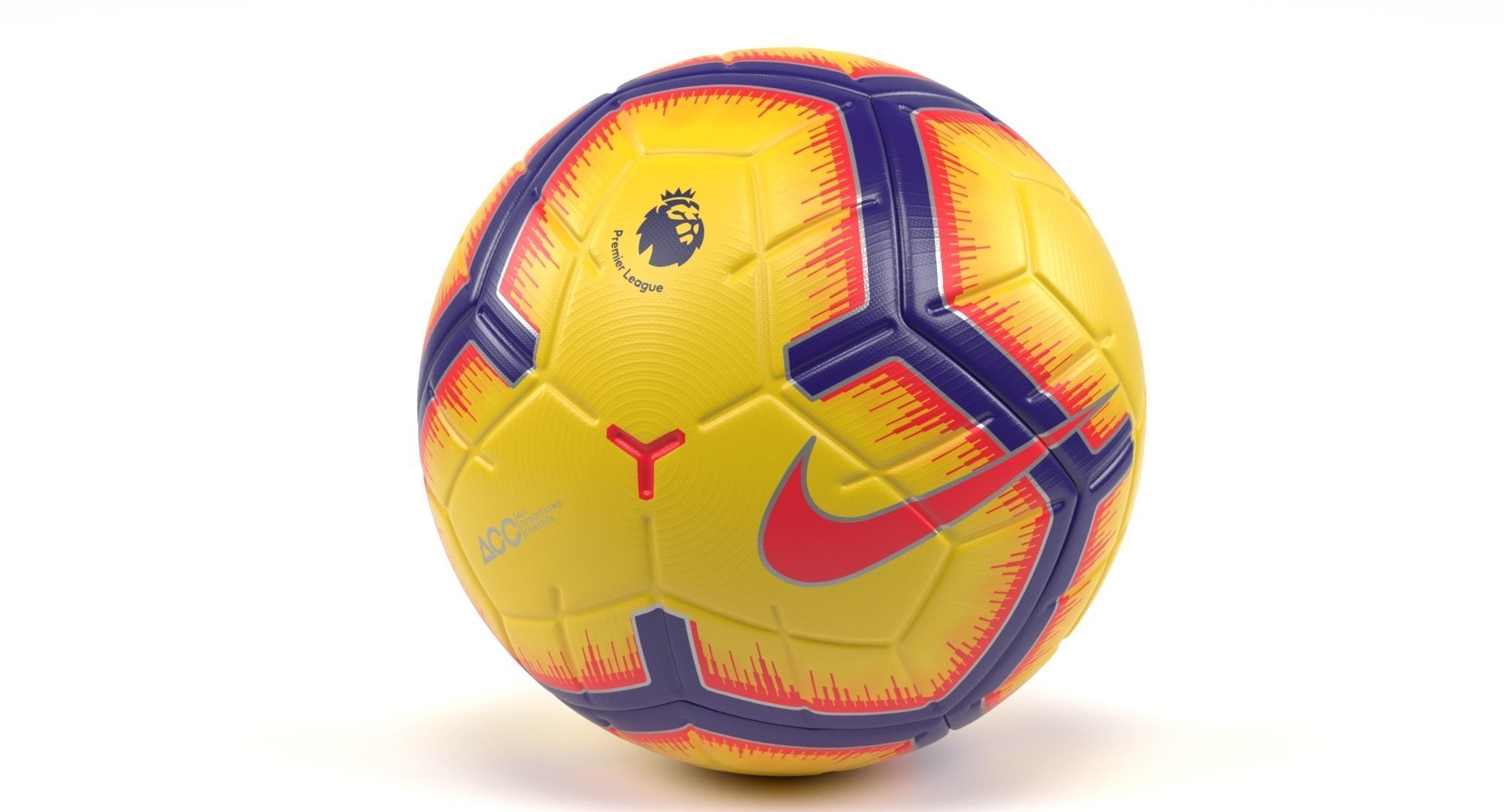 2000x1081 Nike Merlin Premier League Winter Ball Cgtrader