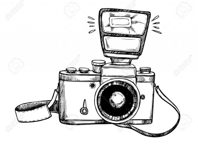 640x480 Free Drawn Camera, Download Free Clip Art