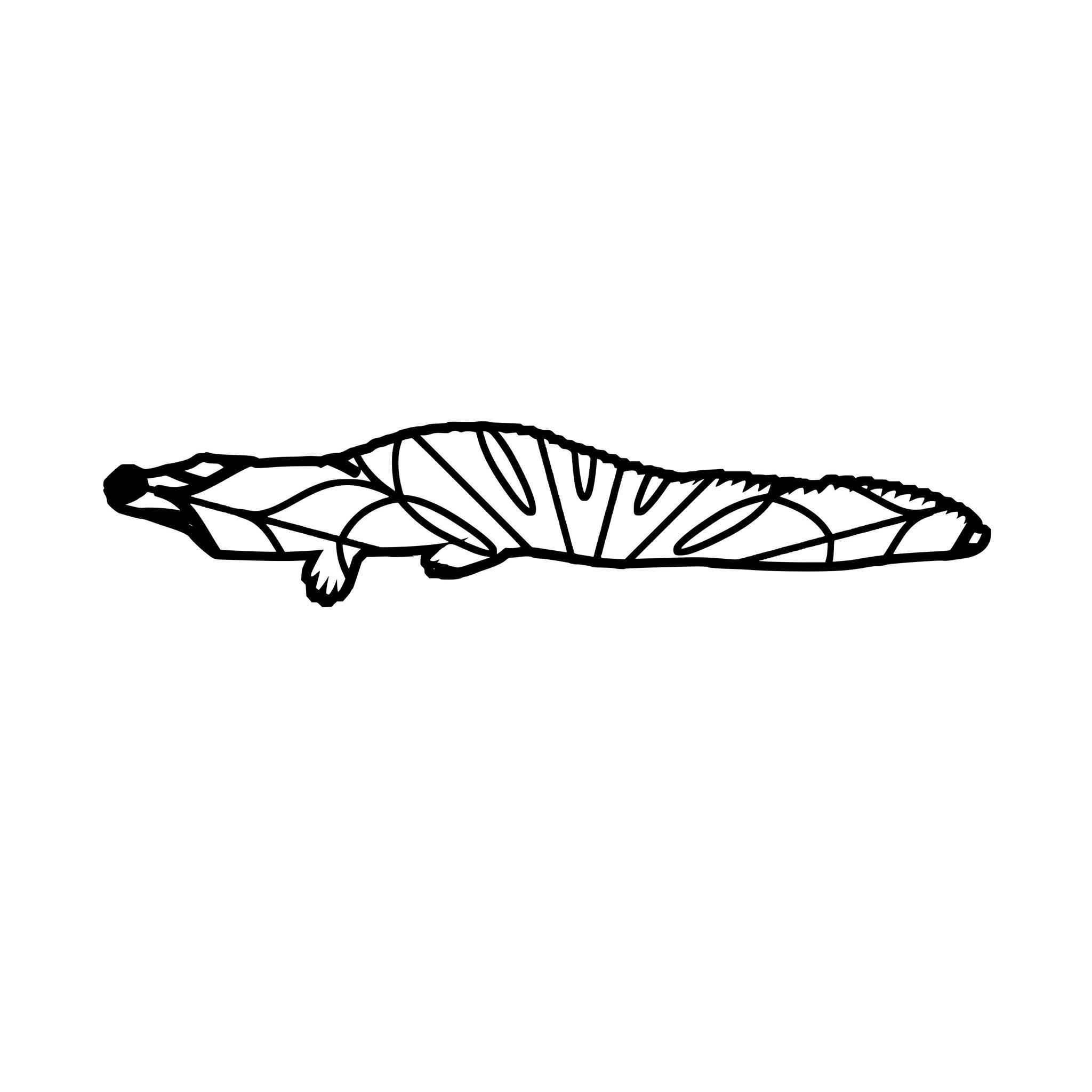 2048x2048 Nile Crocodile Mandala