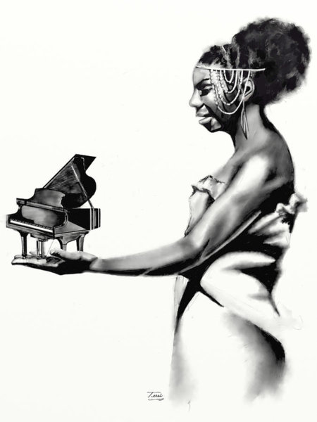 450x600 nina simone drawings fine art america