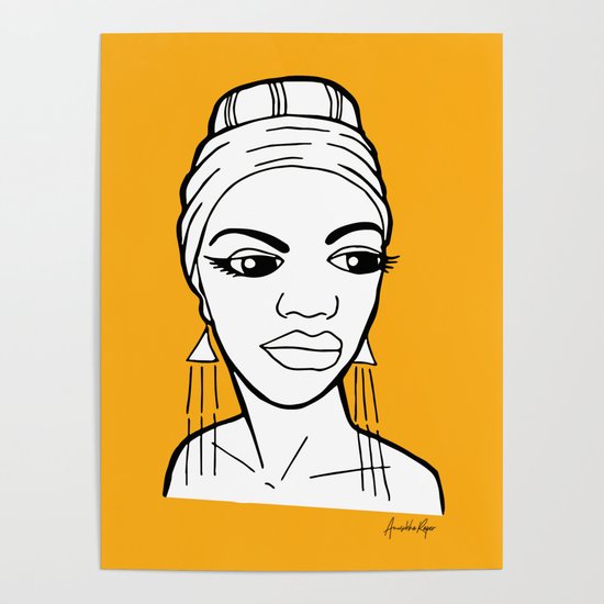 550x550 nina simone poster