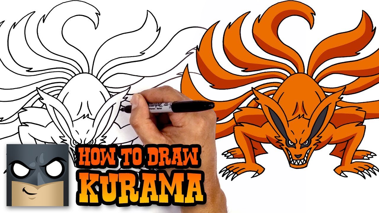 1280x720 How To Draw Kurama Naruto