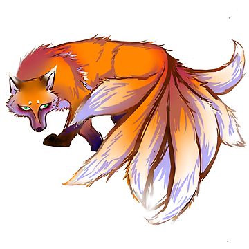 Nine Tailed Fox Drawing | Free download on ClipArtMag