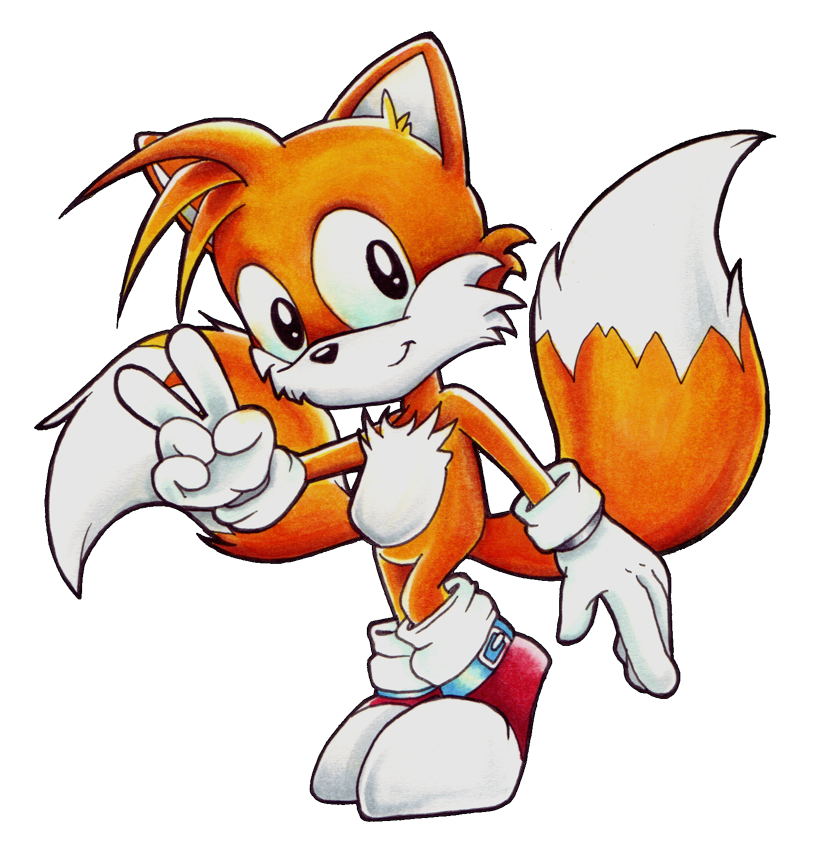 816x855 How To Draw Tails The Fox Flying