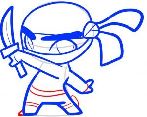 302x241 How To Draw How To Draw A Ninja For Kids