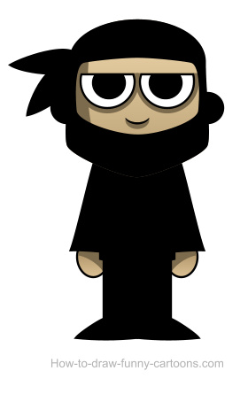 280x445 Ninja Drawing