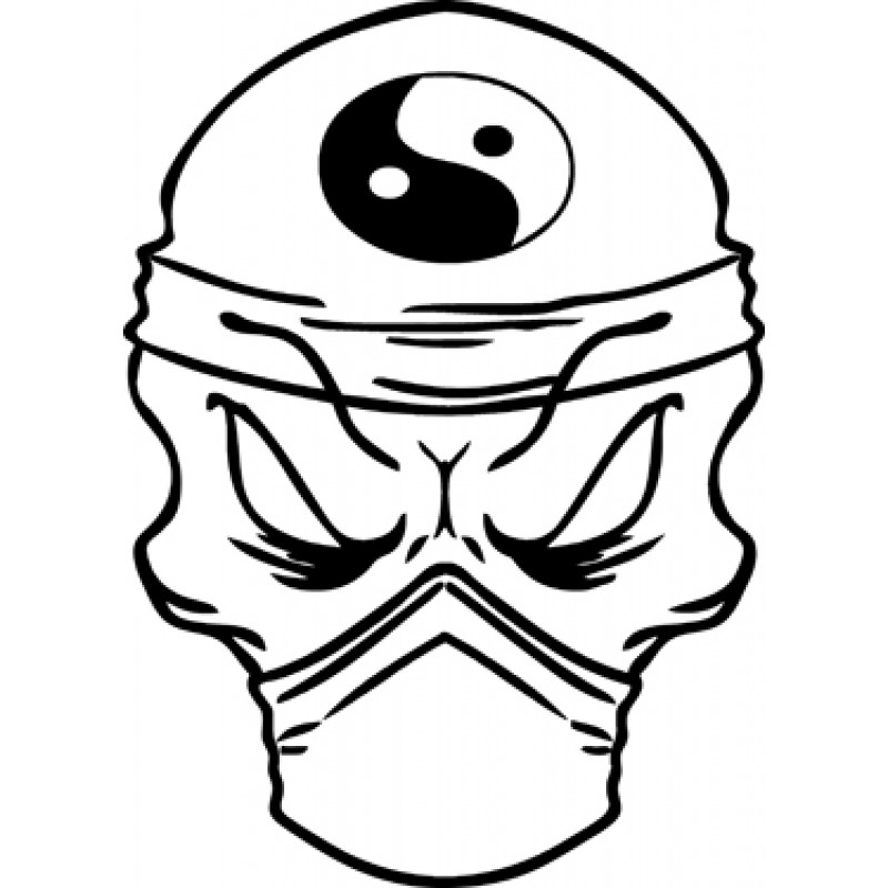 800x800 Skull Drawing Ninja For Free Download