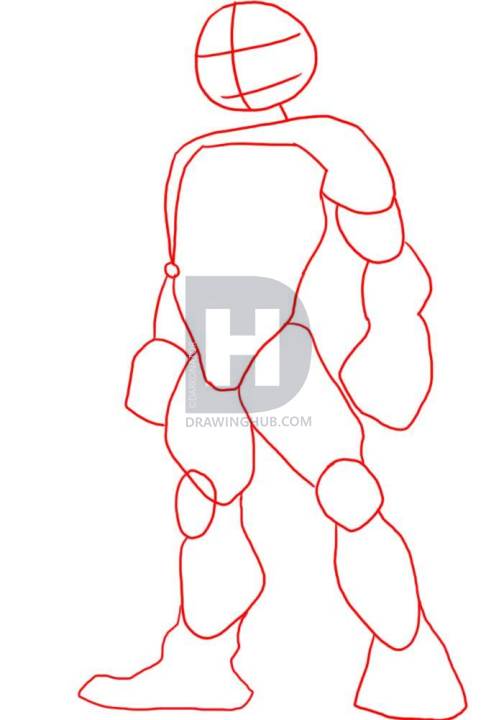 504x720 How To Draw Raphael From Teenage Mutant Ninja Turtles, Step