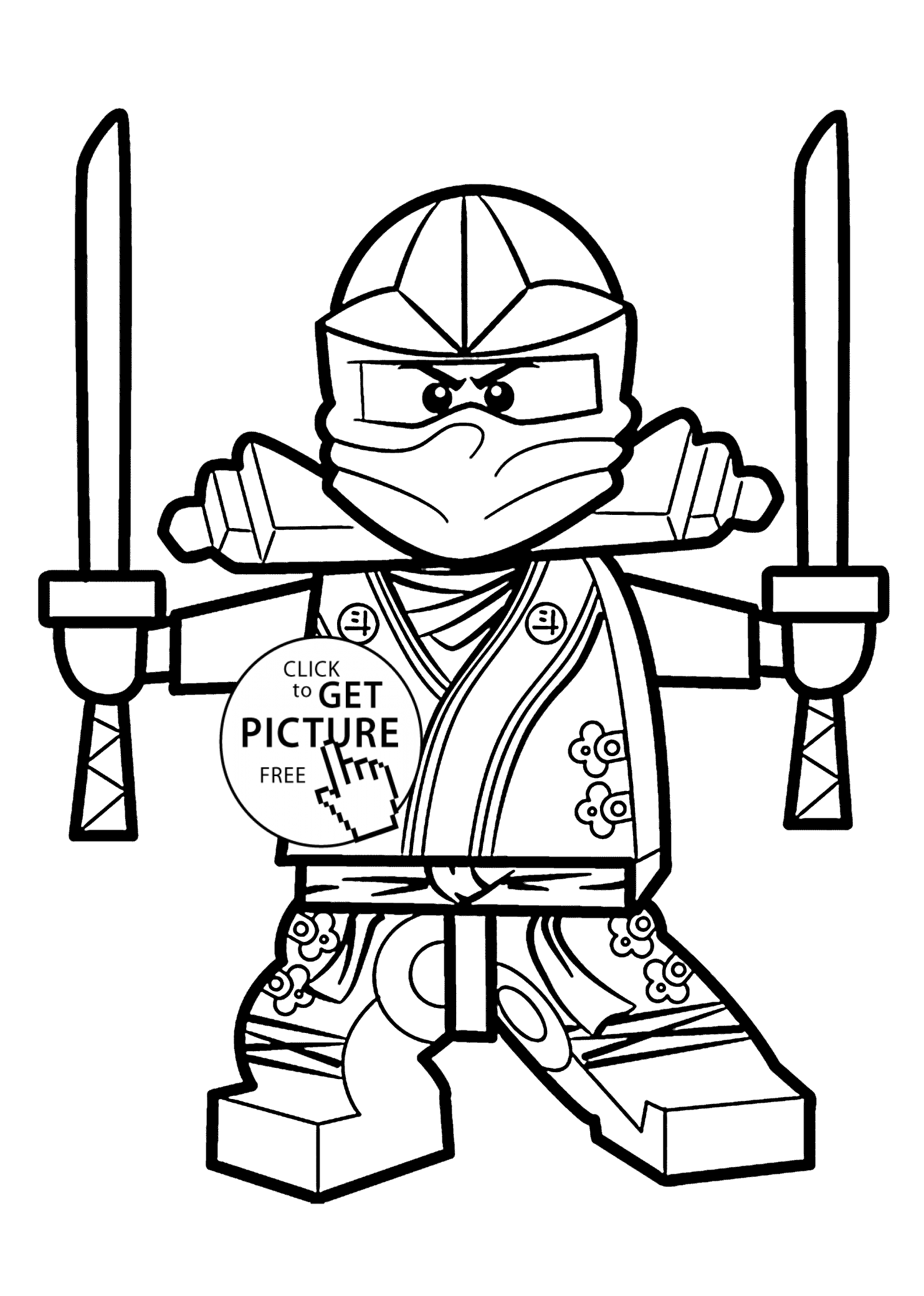 1483x2079 Green Ninja Coloring Pages For Kids, Printable Free Coloring
