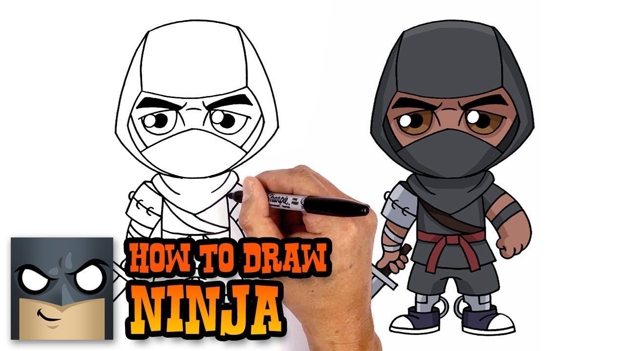 1280x720 How To Draw Ninja Fortnite