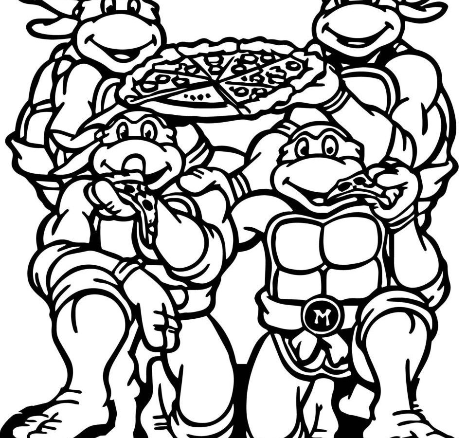 960x900 Ninja Turtleg Pages Printable For Adults Yertle The Free Toddlers