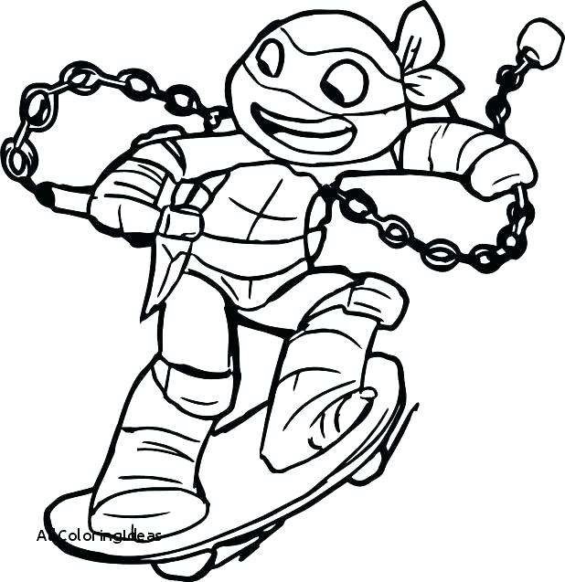618x637 Teenage Mutant Ninja Turtles Coloring Pages For Kids