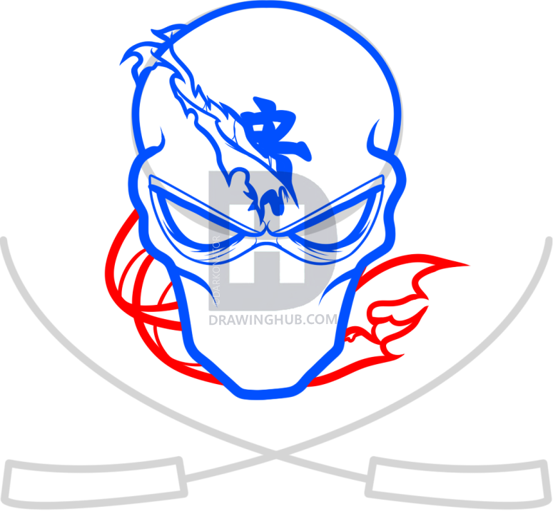 775x720 How To Draw A Ninja Tattoo, Ninja Tattoo, Step