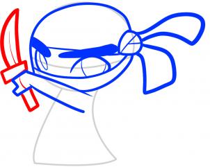 302x241 How To Draw How To Draw A Ninja For Kids