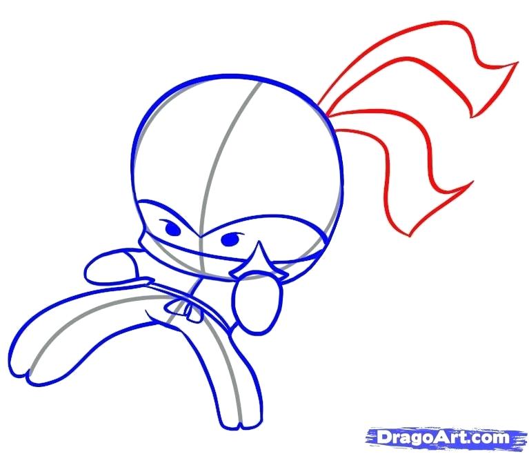 767x658 Drawings Of Ninjas