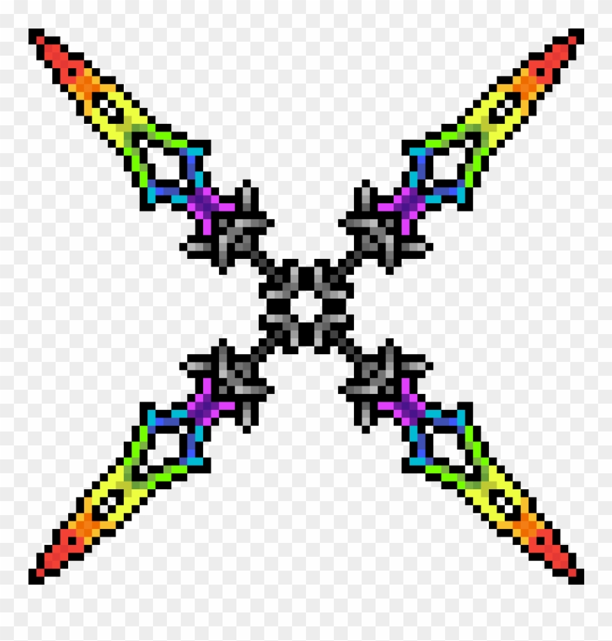 880x921 Ninja Star Of Terraria Swords