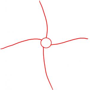 302x302 How To Draw A Ninja Star