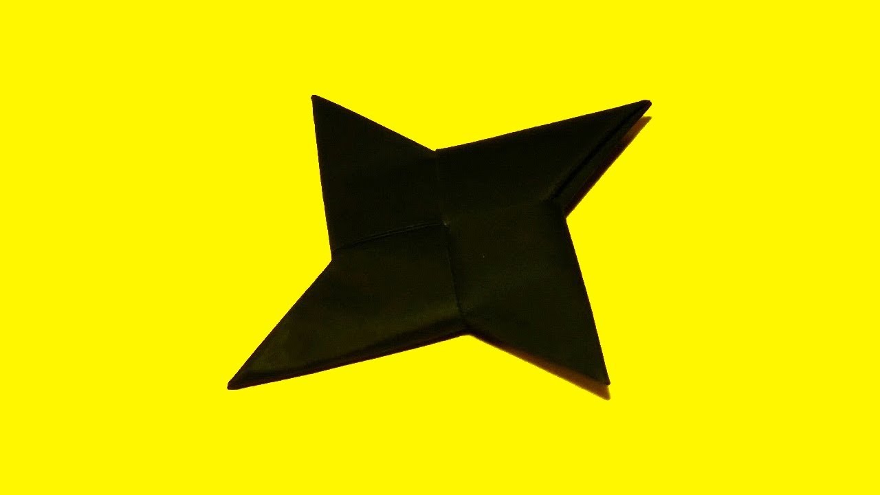 1280x720 How To Make A Paper Ninja Throwing Star