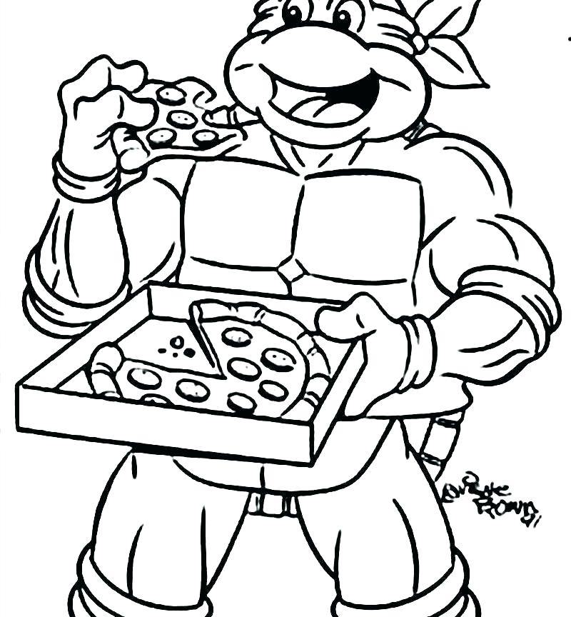 800x864 Ninja Turtle Drawing Pictures At Free For Personal Coloring
