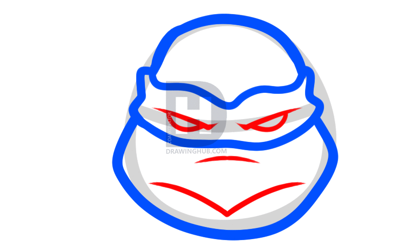 814x500 How To Draw A Ninja Turtle Easy, Step