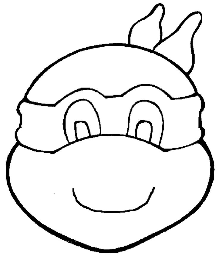 Ninja Turtle Face Drawing