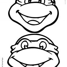 Ninja Turtle Face Drawing | Free download on ClipArtMag