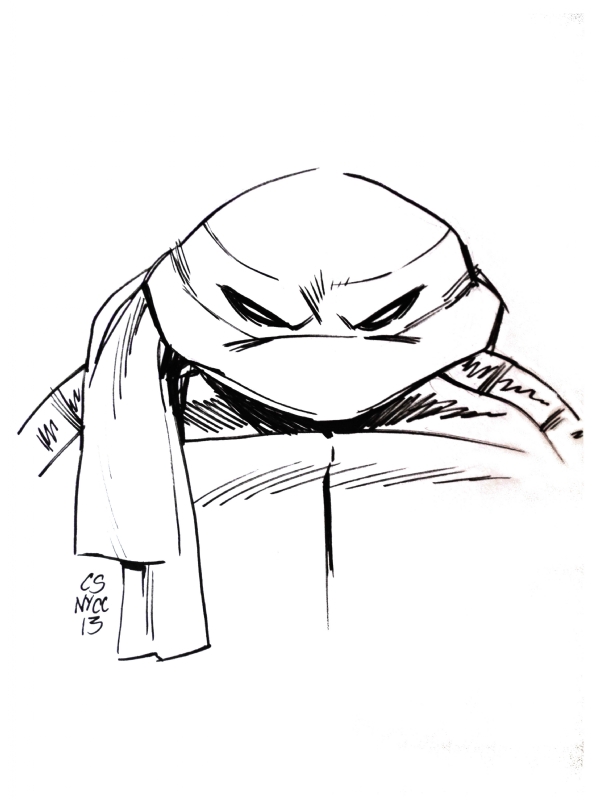 600x800 Tmnt Head Sketch