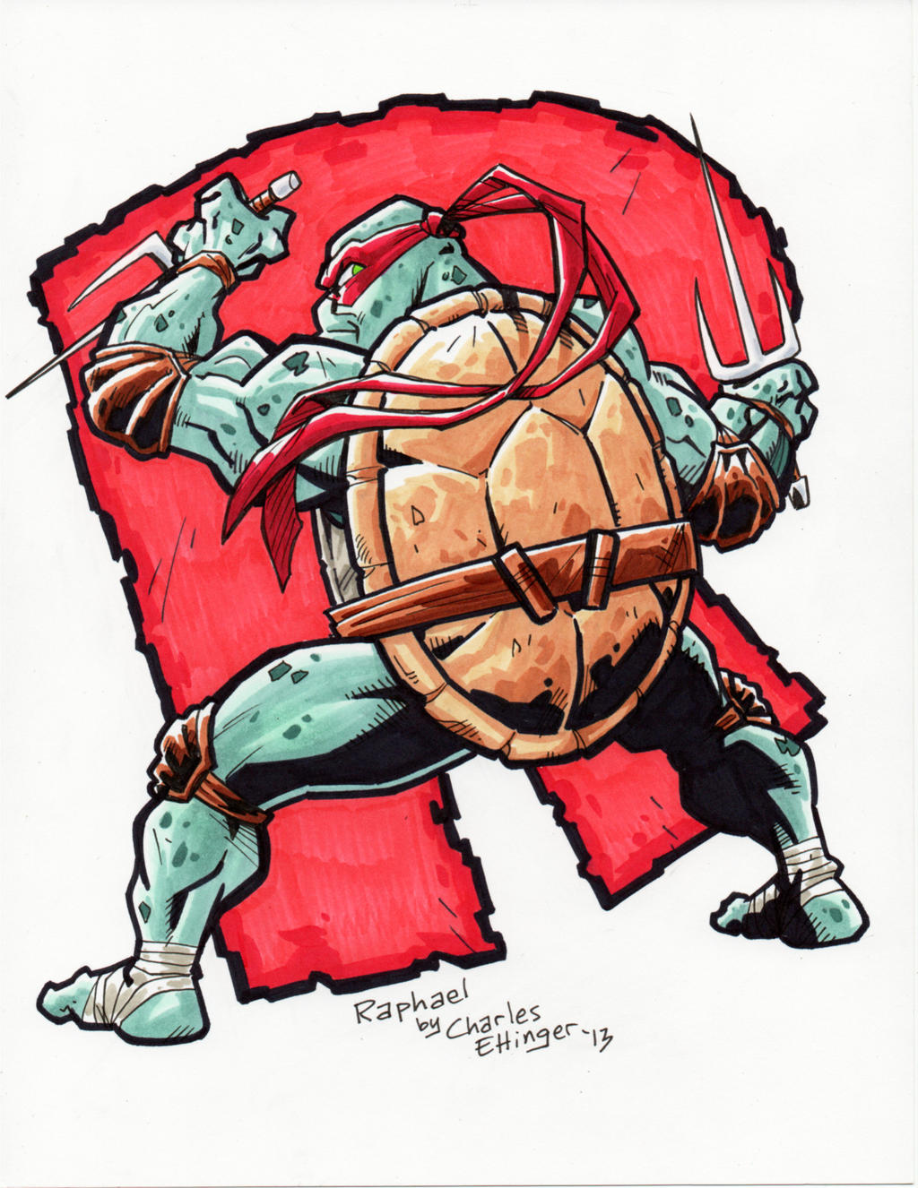 1024x1326 Teenage Mutant Ninja Turtles Raphael