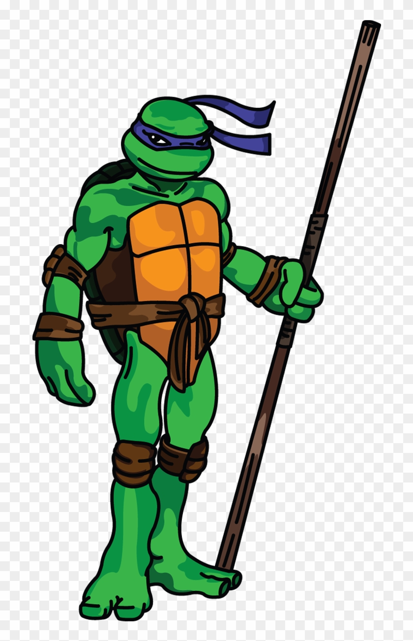 840x1302 How To Draw Donatello From Ninja Turtles, Cartoons
