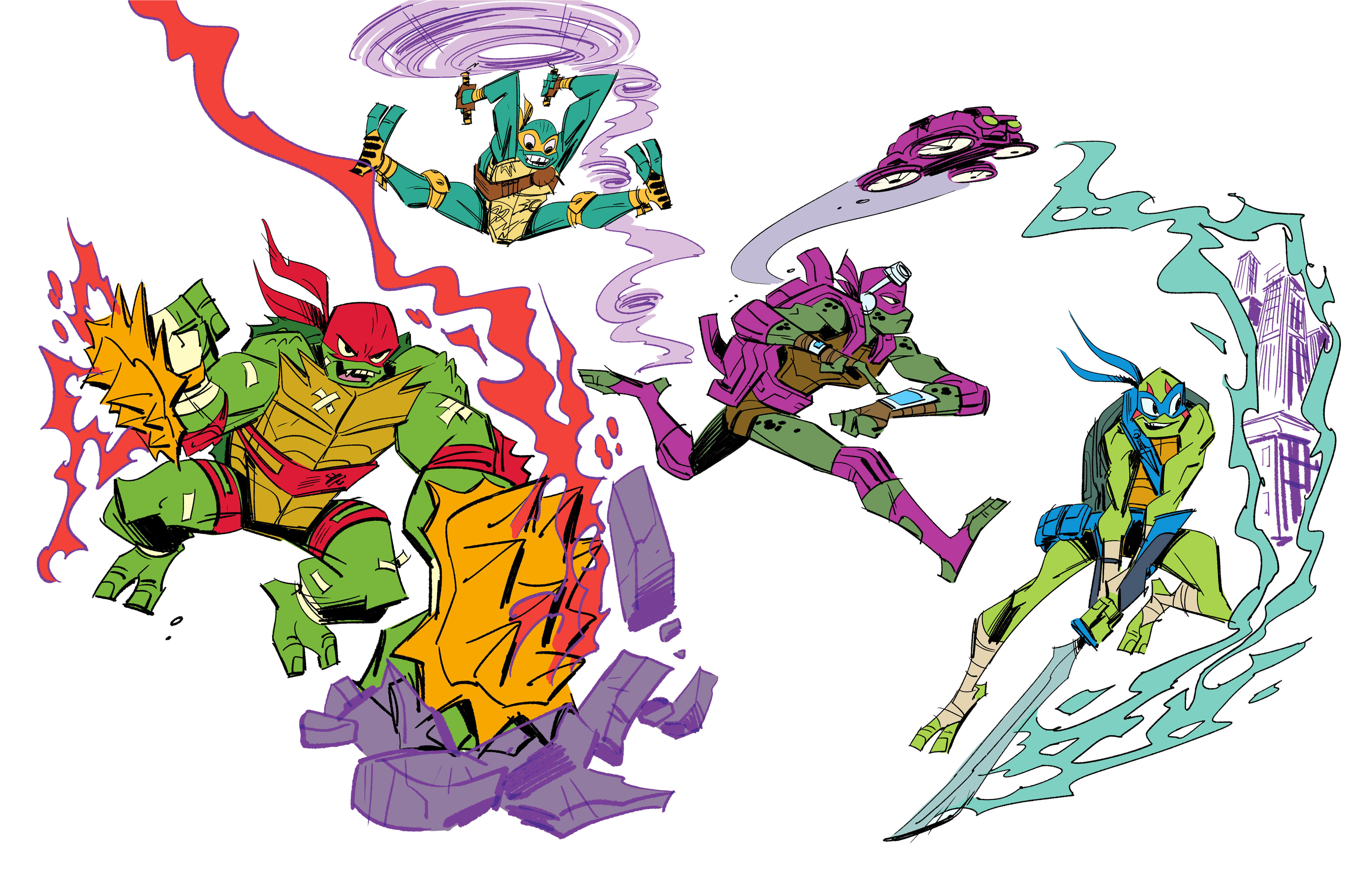 5100x3300 Exclusive The Creators Of Rise Of The Teenage Mutant Ninja