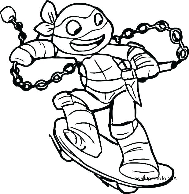 618x637 Teenage Mutant Ninja Turtles Color Pages Ninja Turtles Printable